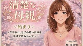 清楚な母親3 〜息子の熱い肉棒を飲み込みながら禁断のアナル講義〜【開華鬼】