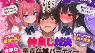 ドS妹とドM親友の挟み撃ち童貞卒業パーティー【AIザッハトルテ】