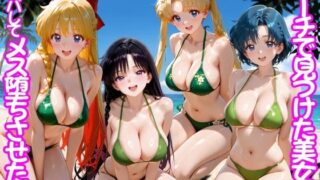 ビーチで出会った美女をナンパしてメス堕ちさせた話 セー○ームーン【ちこりこ】